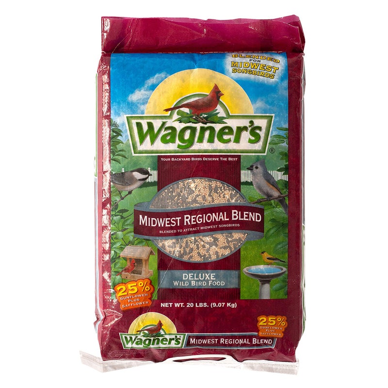 Wagner's 62006 Midwest Regional Blend Wild Bird Food, 20-Pound Bag - Image 1